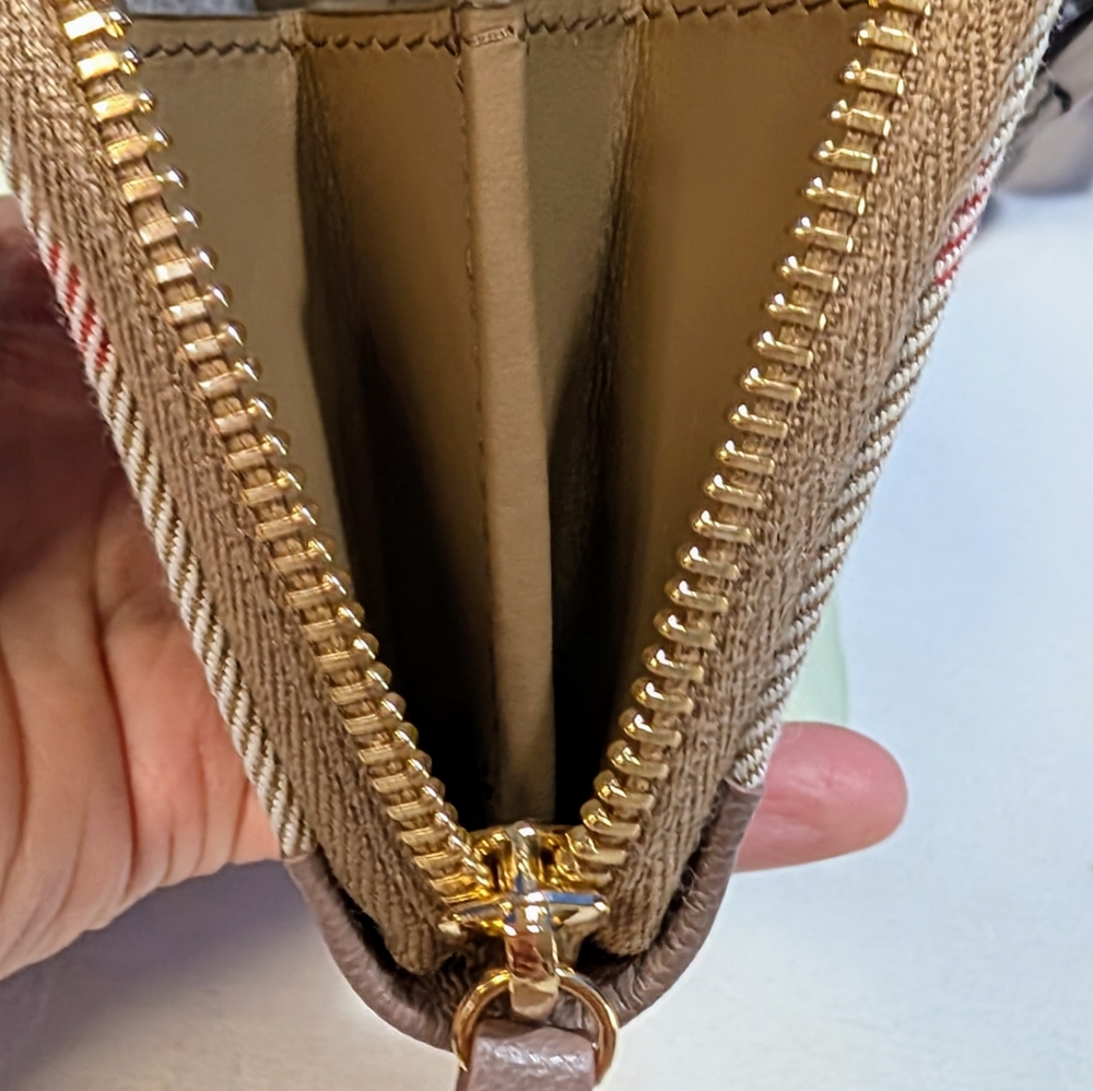 Burberry Check Mini Compact Wallet - Picture 10 of 10